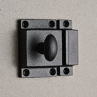 Classic Cast Iron Cupboard Handles | Textured Black-Cabinet Knobs-Yester Home