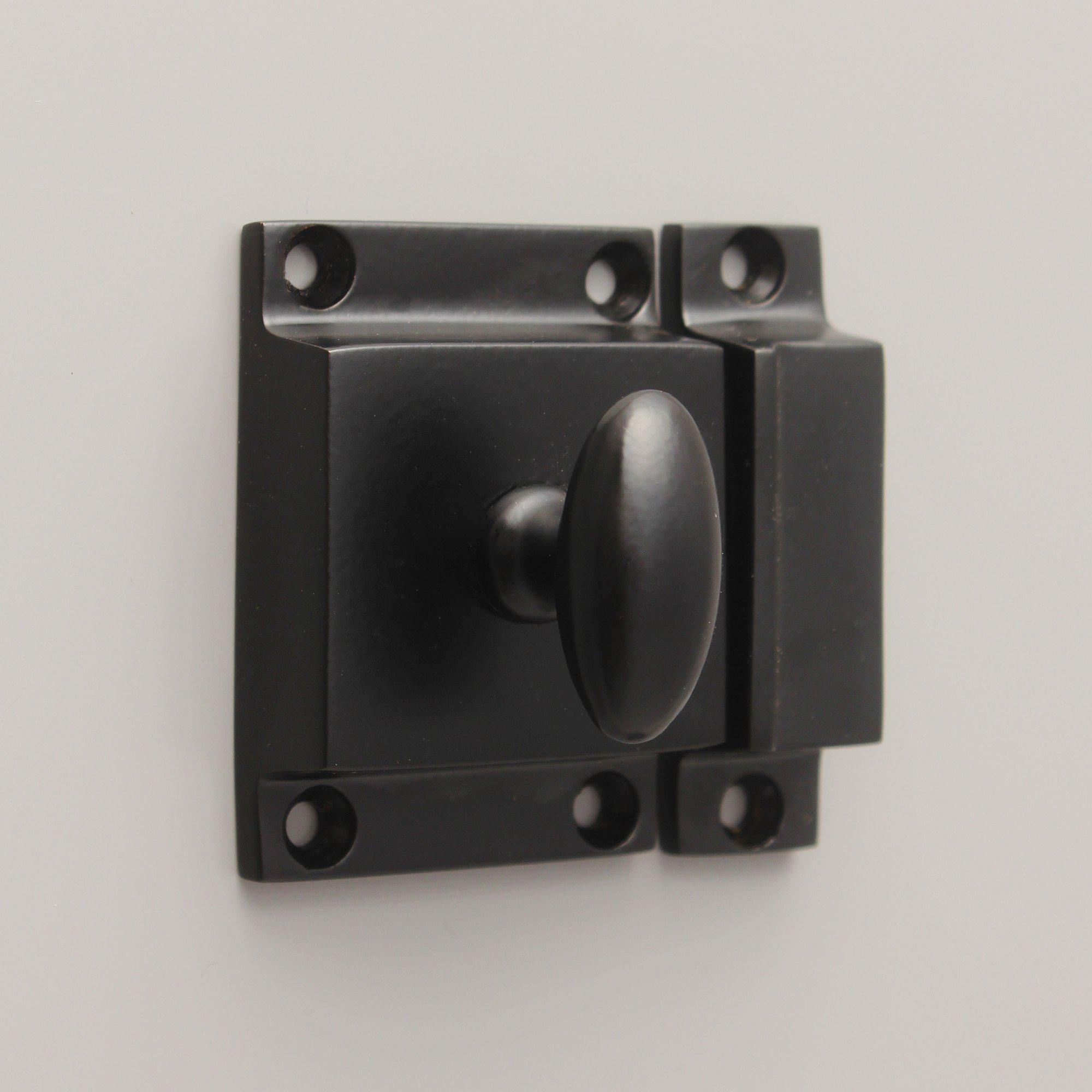 Classic Cast Iron Cupboard Handles | Black-Cabinet Knobs-Yester Home