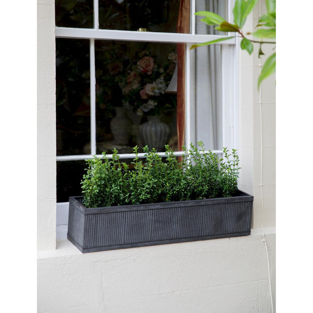 Vence Steel Window Box Planter-Planters-Yester Home