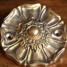 Victorian Brass Doorbell Push-Doorbell Pushes-Yester Home
