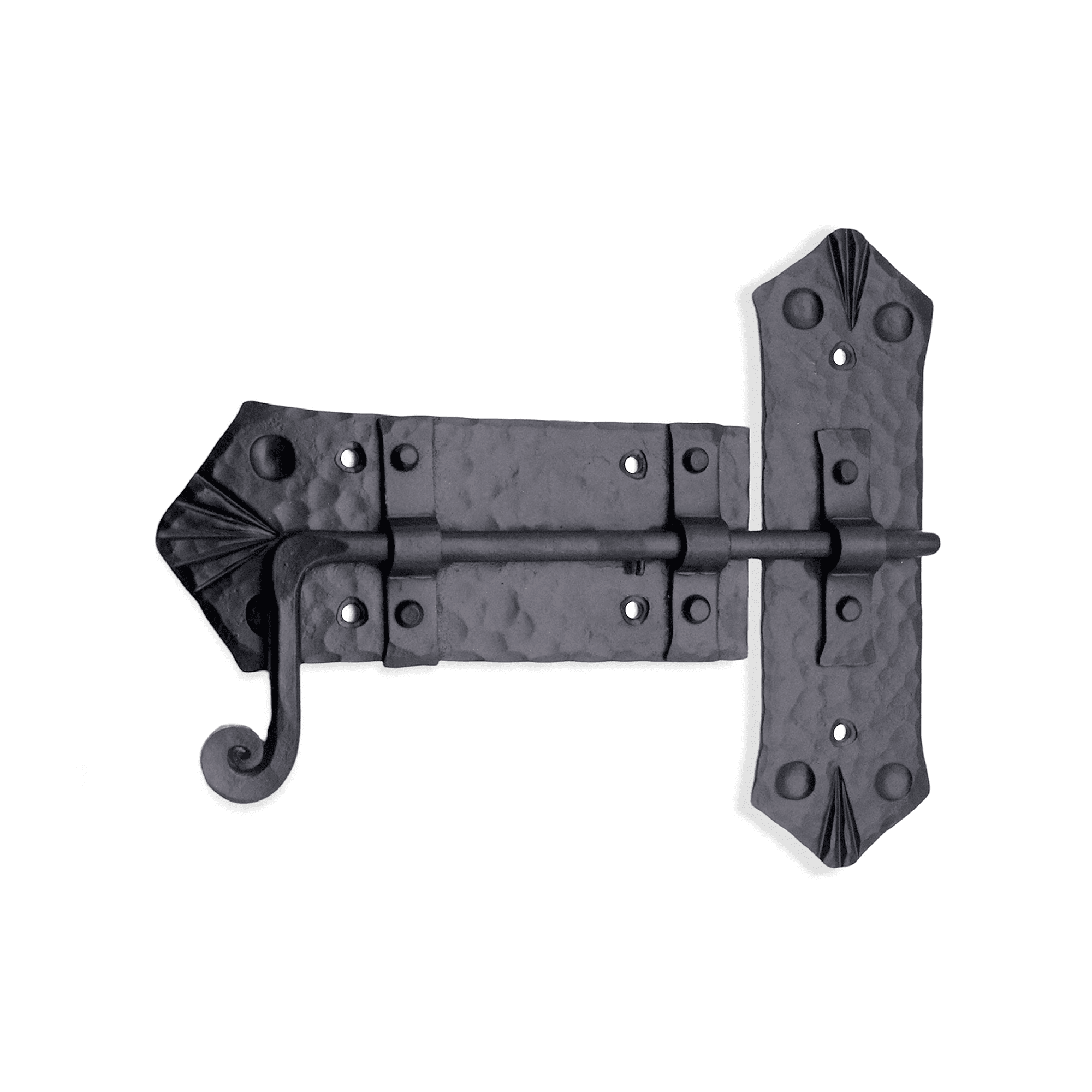 Victorian Cabinet Lock Matt Black-Cabinet Locks-Yester Home