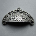 Victorian Cast Iron Cup Pull Handle-Drawer Pulls-Yester Home