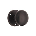 Victorian Door Knob Matt Black-Mortice Door Knobs-Yester Home