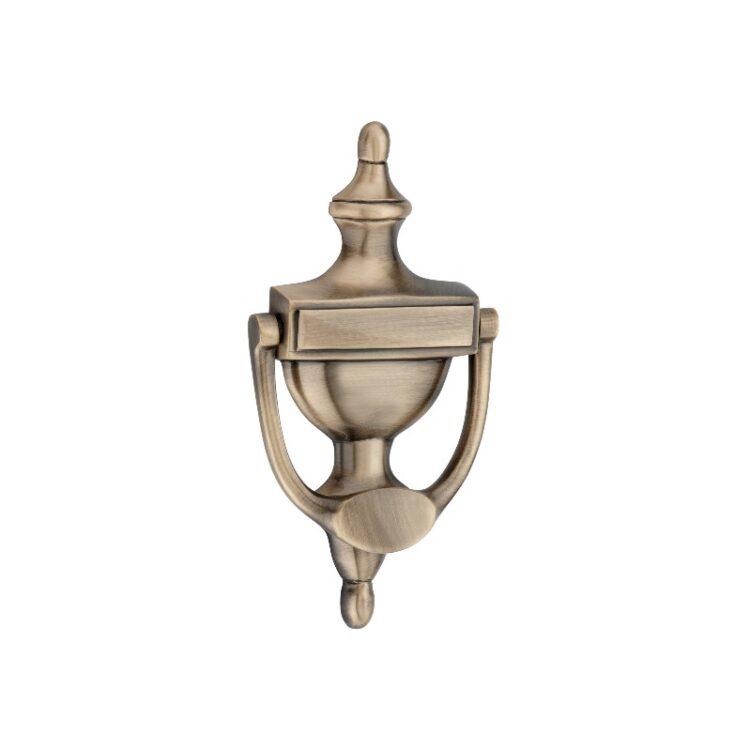 Victorian Door Knocker 150mm Antique Brass-Door Knockers-Yester Home