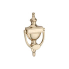 Victorian Door Knocker 150mm Polished Brass-Door Knockers-Yester Home