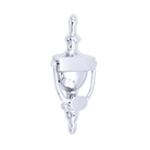 Victorian Door Knocker 200mm Polished Chrome-Door Knockers-Yester Home