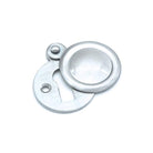 Victorian Escutcheon Covered Satin Chrome-Escutcheons-Yester Home