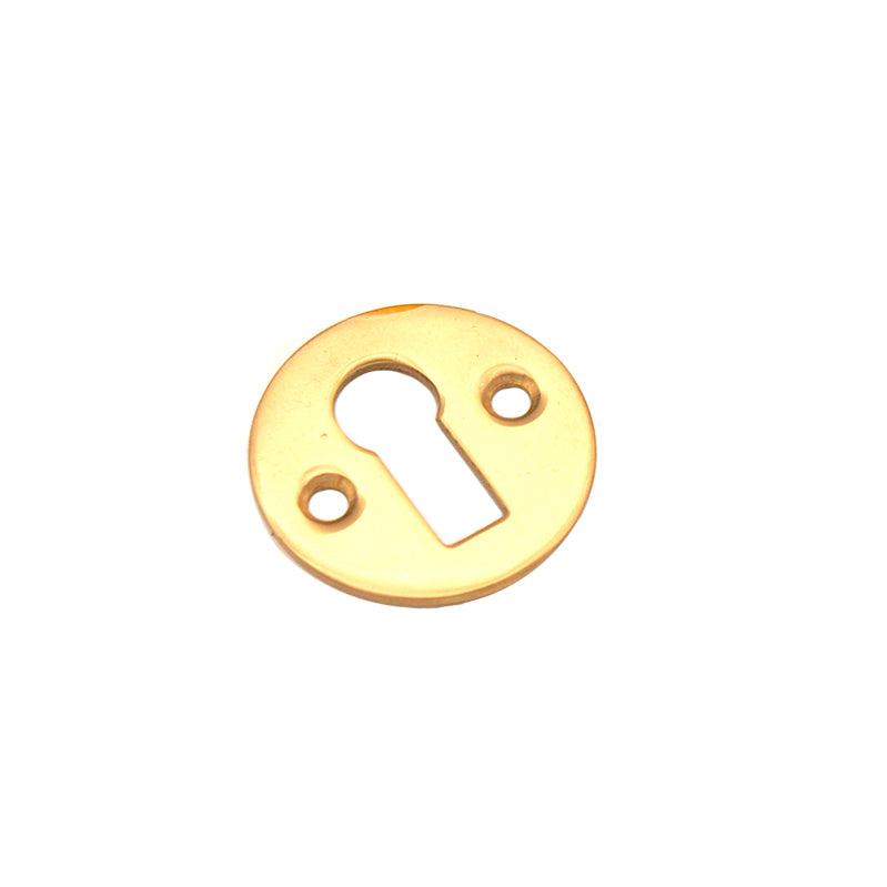 Victorian Escutcheon Polished Brass-Escutcheons-Yester Home