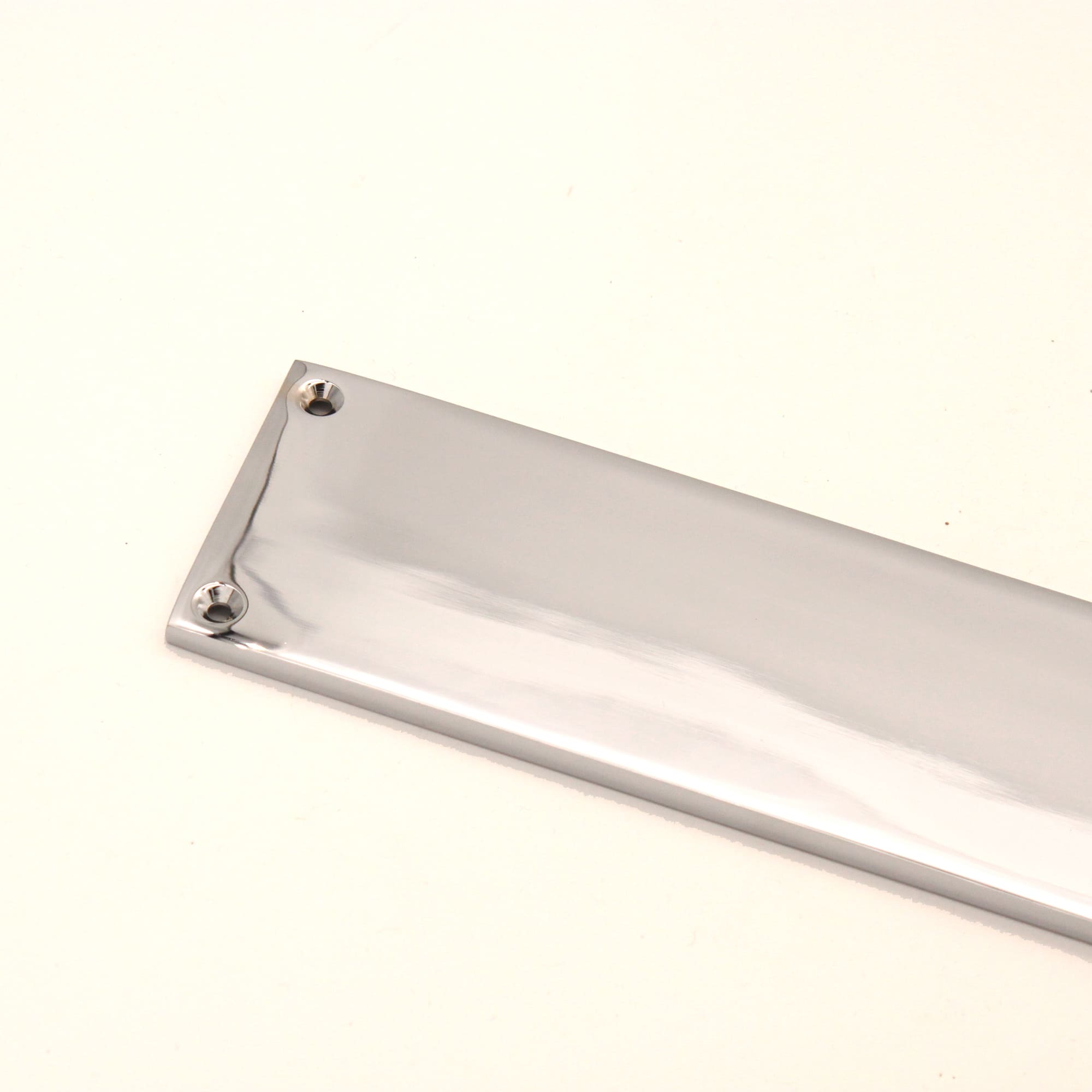 Victorian Finger Plate 275mm Polished Chrome-Finger Plates & Letter Plates-Yester Home