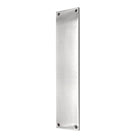 Victorian Finger Plate 275mm Satin Chrome-Finger Plates & Letter Plates-Yester Home