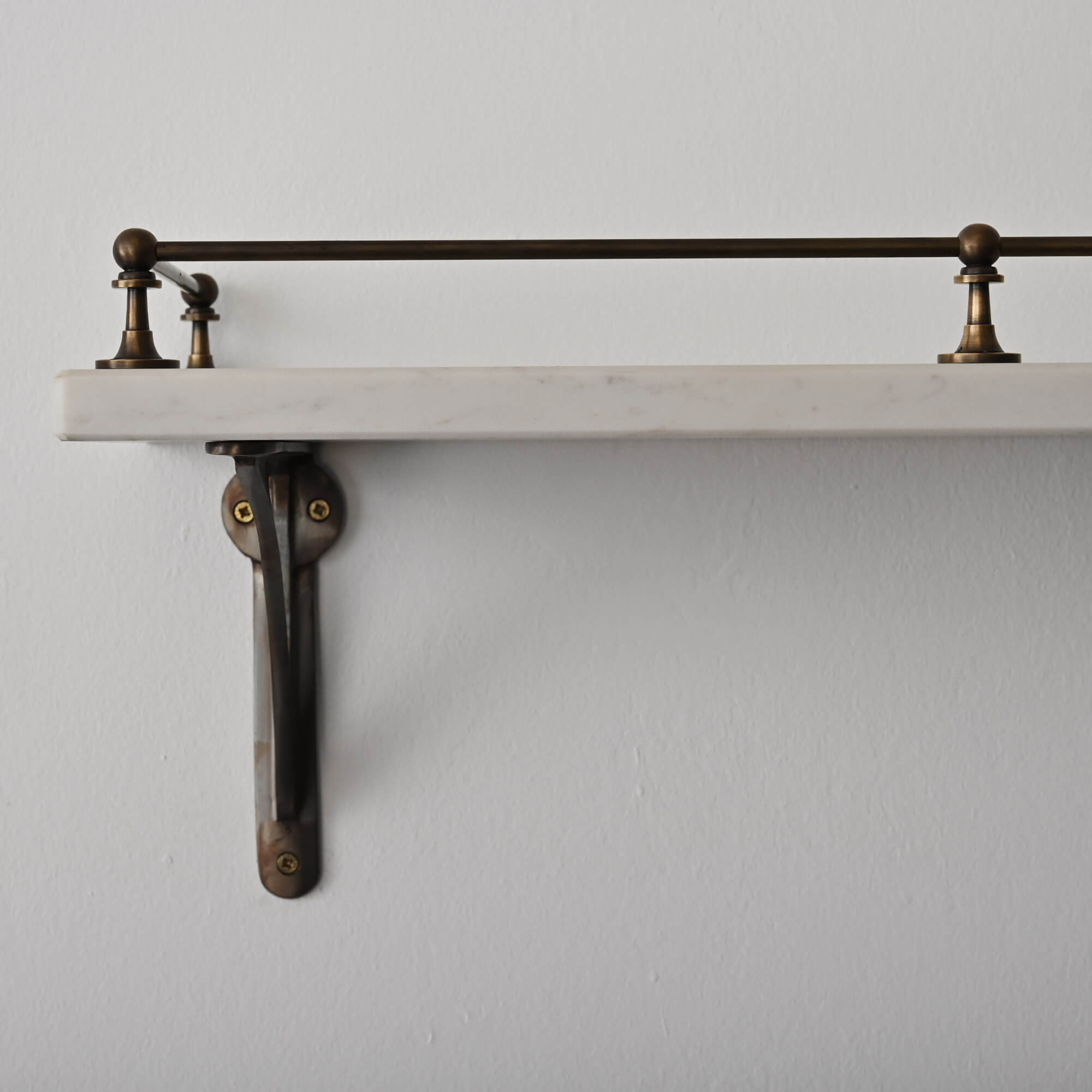 Victorian Gallery Shelf Rail | Aged Brass | Yester Home