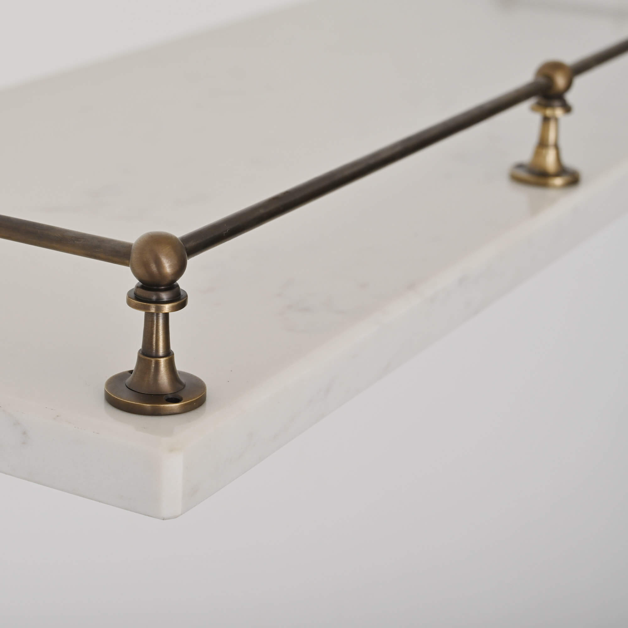 Gallery Shelf Rails Victorian Gallery Shelf Rail | Aged Brass | Yester Home