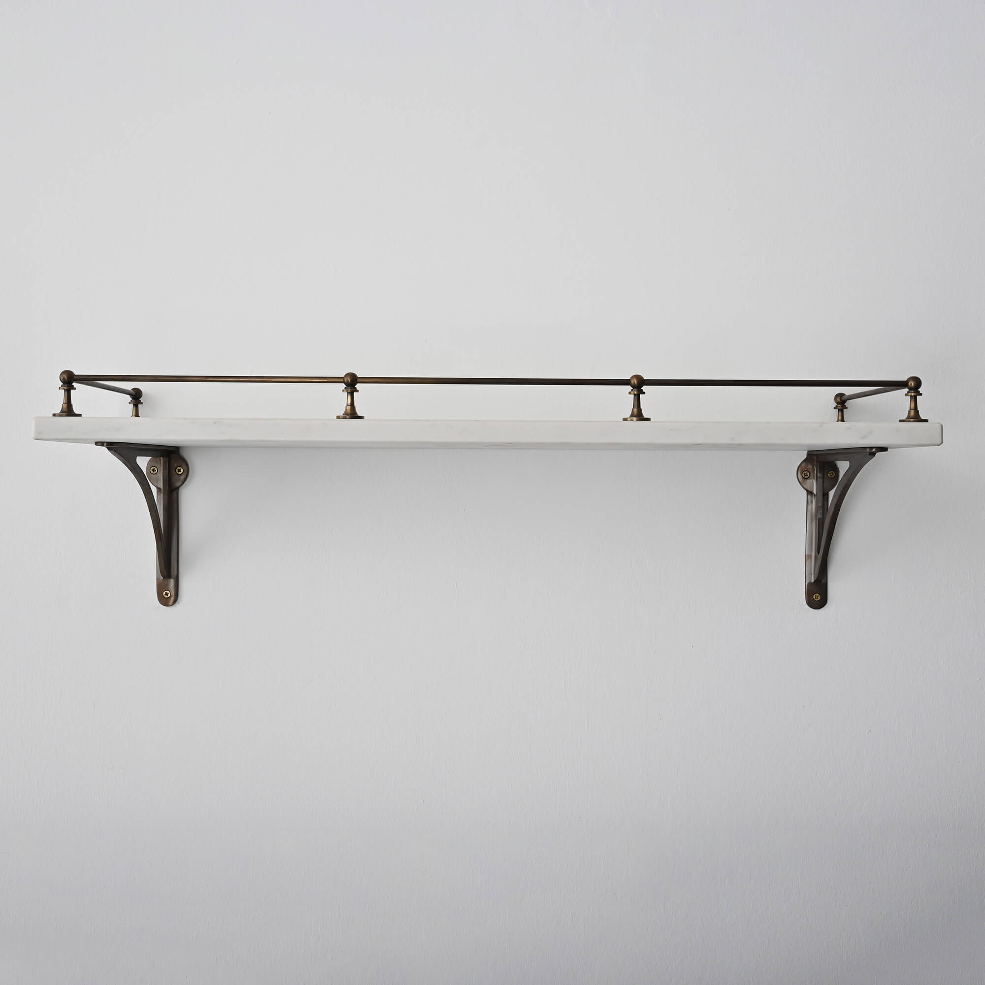 Victorian Gallery Shelf Rail | Aged Brass | Yester Home