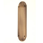 Victorian Half Round Finger Plate 300mm Antique Brass-Finger Plates & Letter Plates-Yester Home
