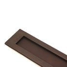 Victorian Letter Plate 250mm Aged Bronze-Finger Plates & Letter Plates-Yester Home