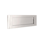 Victorian Letter Plate 300mm Polished Chrome-Finger Plates & Letter Plates-Yester Home