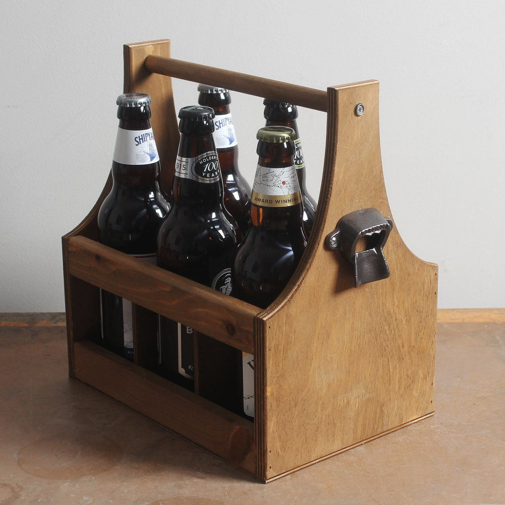 Vintage Beer Carrier · 6 Bottle ·-Beer Carriers-Yester Home