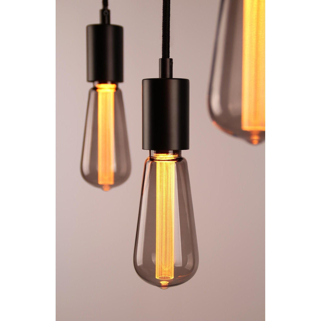 Vintlux E27 Dimmable LED Filament Lamp 2.3W ST60 50lm 1800K Rainn Edison Smoke-LED Filament Bulbs-Yester Home