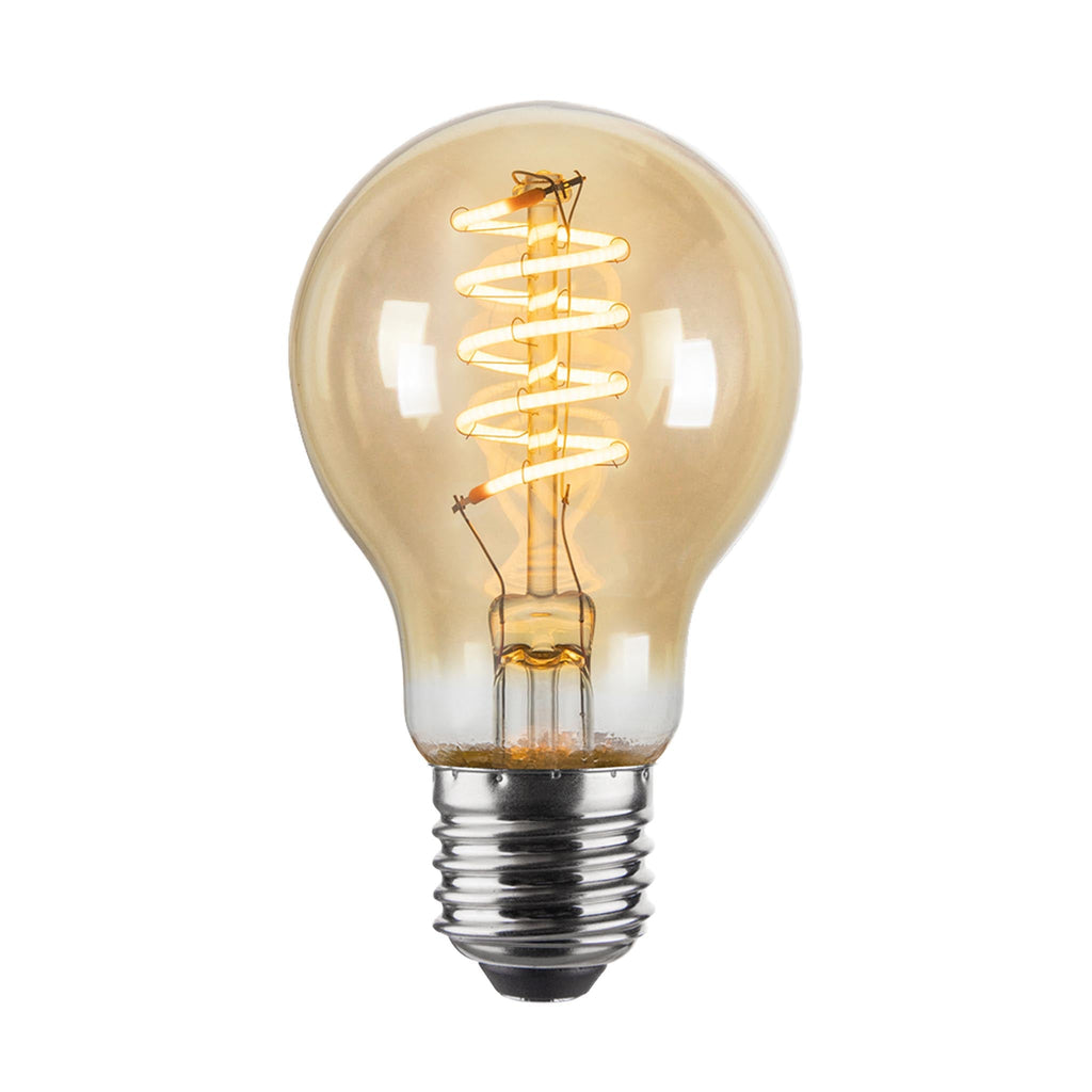 Vintlux E27 Dimmable LED Filament Lamp 4W A60 265lm 2200K Karu Pear Gold-LED Filament Bulbs-Yester Home