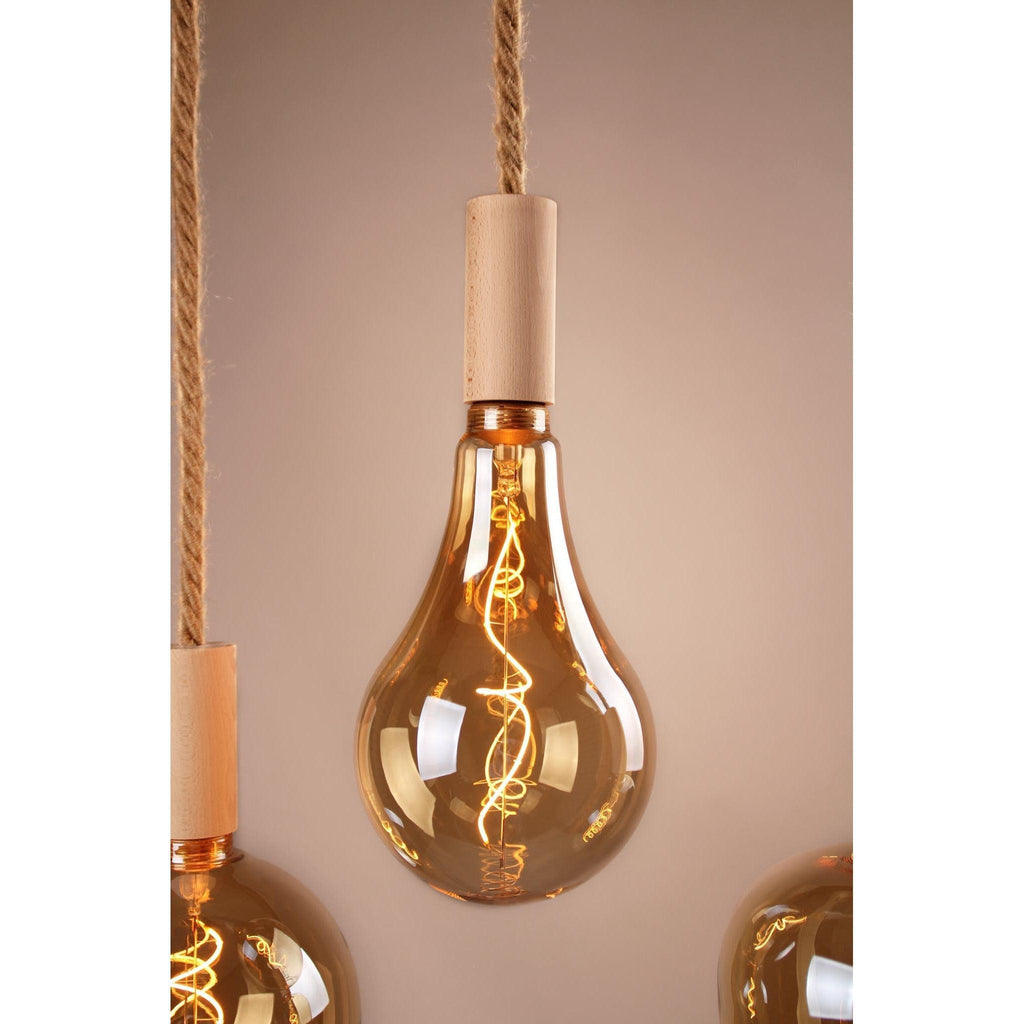 Vintlux E27 Dimmable LED Filament Lamp 4W AG165 265lm 2200K Kyodai Fira Pear XXL Gold-LED Filament Bulbs-Yester Home
