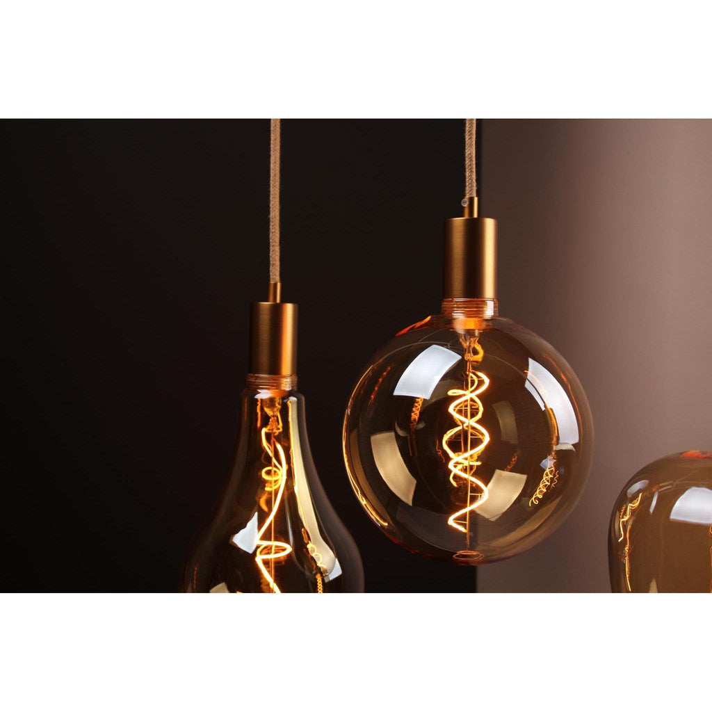 Vintlux E27 Dimmable LED Filament Lamp 4W S190 265lm 2200K - Kyodai Onixx Apple XXL Gold-LED Filament Bulbs-Yester Home