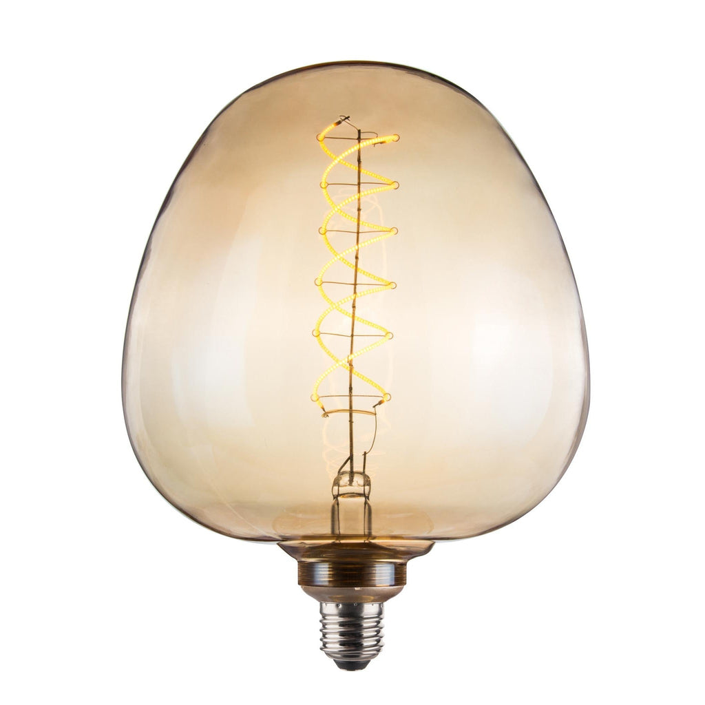 Vintlux E27 Dimmable LED Filament Lamp 4W S190 265lm 2200K - Kyodai Onixx Apple XXL Gold-LED Filament Bulbs-Yester Home