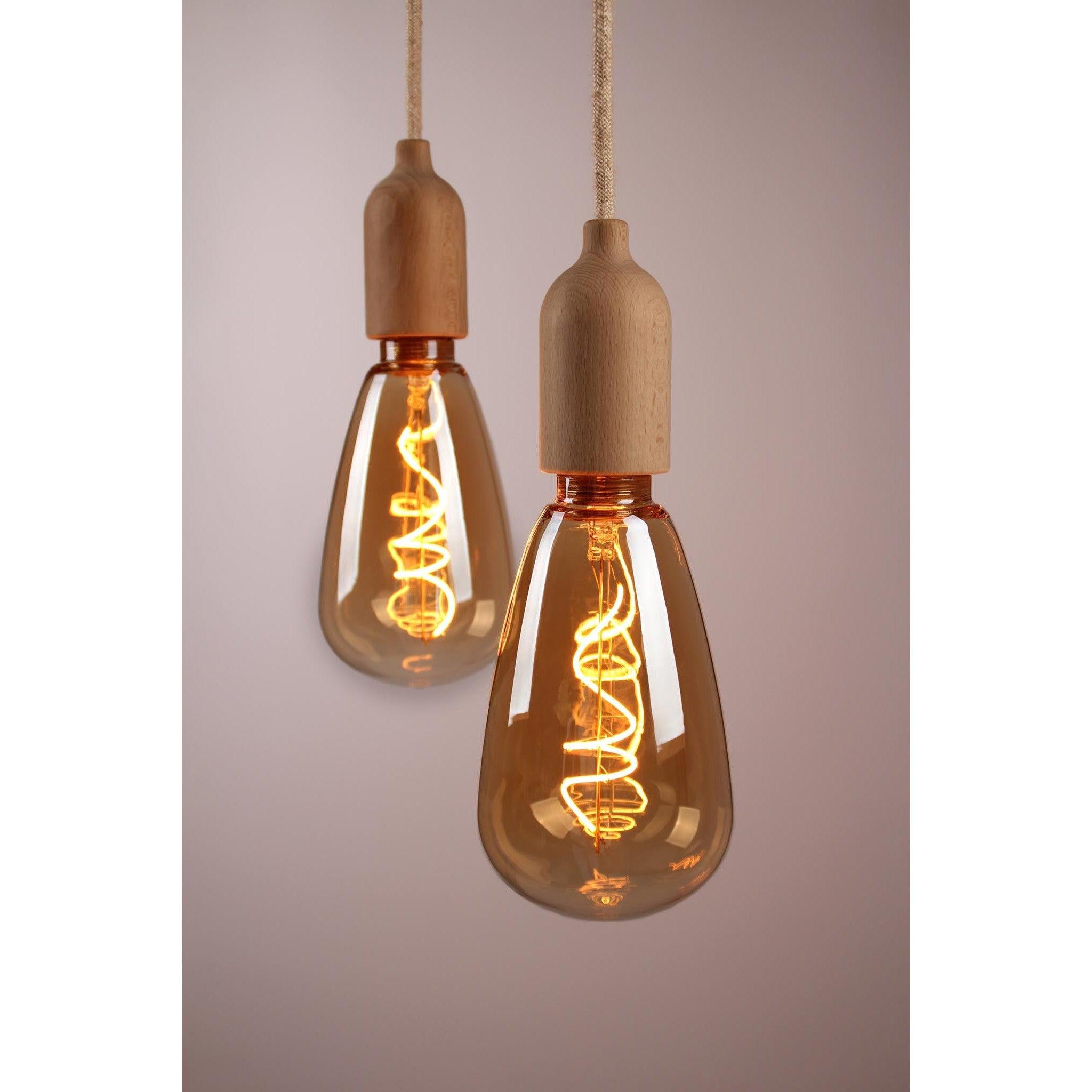 Vintlux E27 Dimmable LED Filament Lamp 4W SF100 265lm 2200K Kyodai Fluxx Edison XL Gold-LED Filament Bulbs-Yester Home