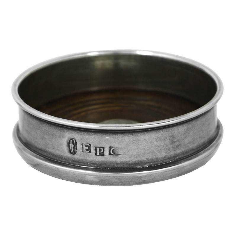 Vogue Pewter Wine Bottle Coaster-Bottle Coasters-Yester Home