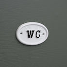 WC Toilet Sign · White · - Toilet Sign - Yester Home - Yester Home
