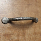 Warwick Mottled Cast Iron Pull Handle-Cabinet Handles-Yester Home