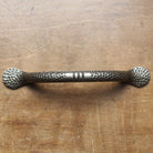 Warwick Mottled Cast Iron Pull Handle-Cabinet Handles-Yester Home