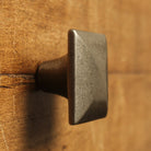 Warwick Square Cast Iron Cupboard Knob-Cabinet Knobs-Yester Home