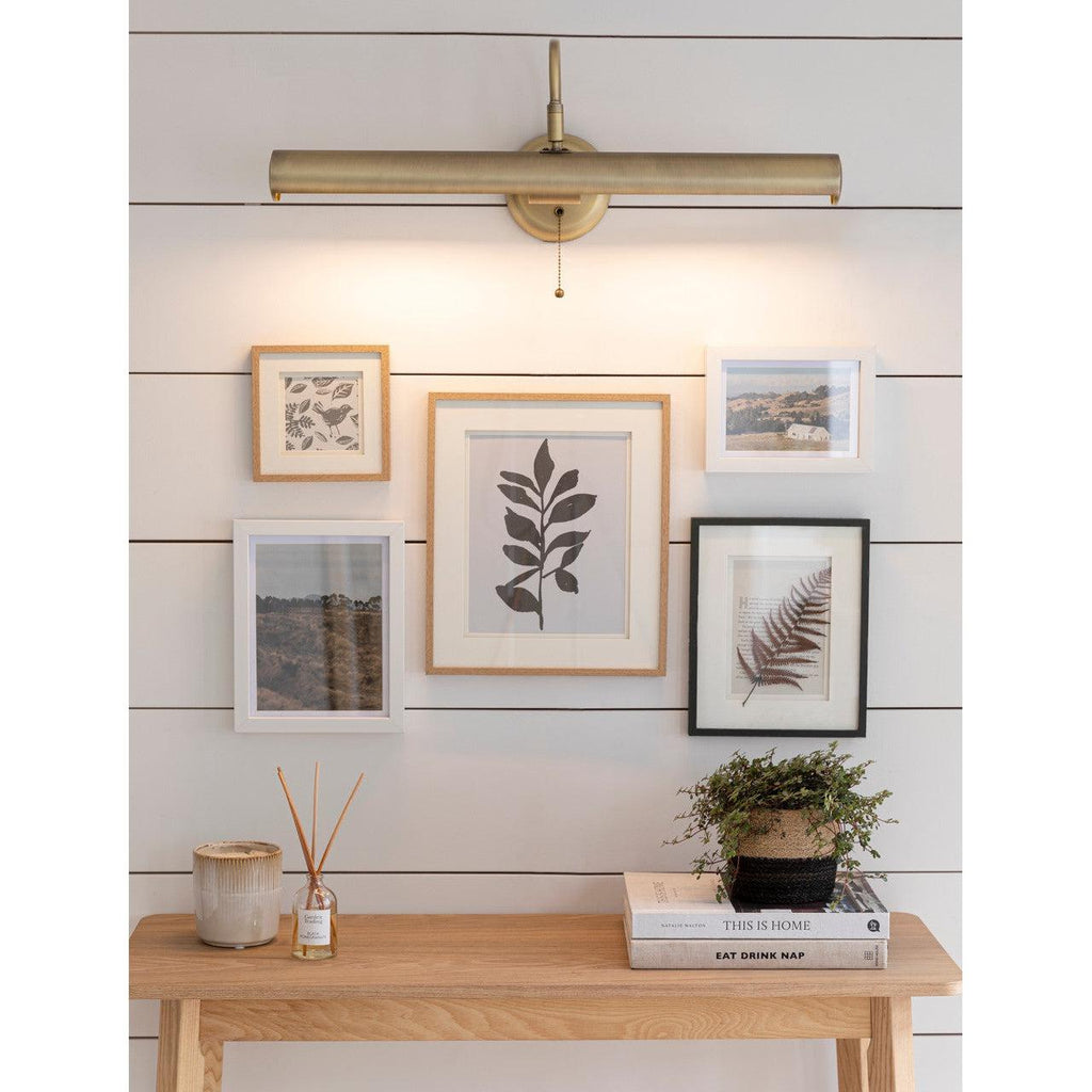 Welford Picture Wall Light Large in Brass Finish-Wall Lights-Yester Home