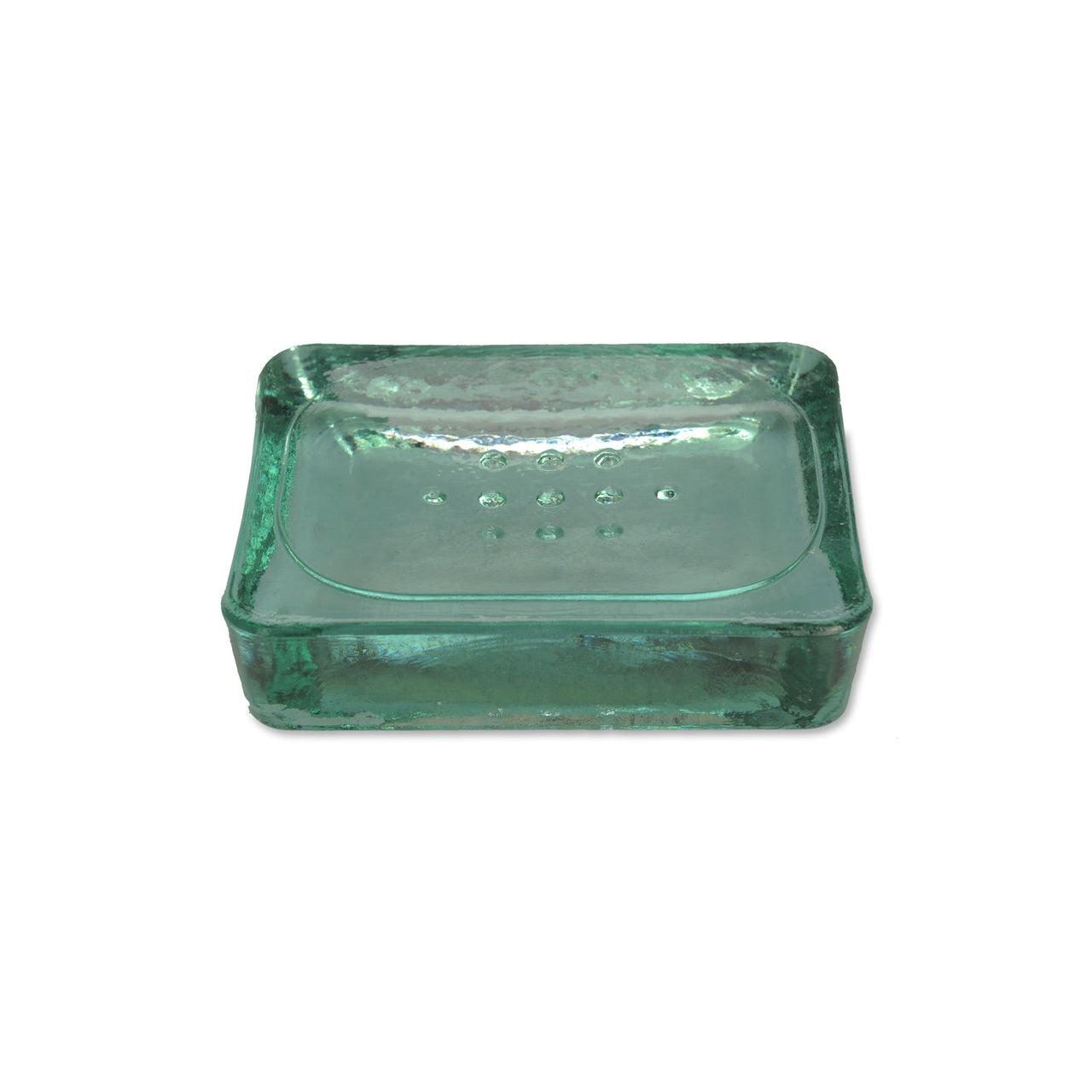 Wells Glass Soap Dish-Bathroom Accessories-Yester Home