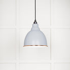 White Gloss Brindley Pendant in Birch | From The Anvil - Brindley - From The Anvil - Yester Home