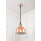 White Gloss Brindley Pendant in Copper | From The Anvil-Brindley-Yester Home