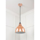 White Gloss Brindley Pendant in Copper | From The Anvil - Brindley - From The Anvil - Yester Home
