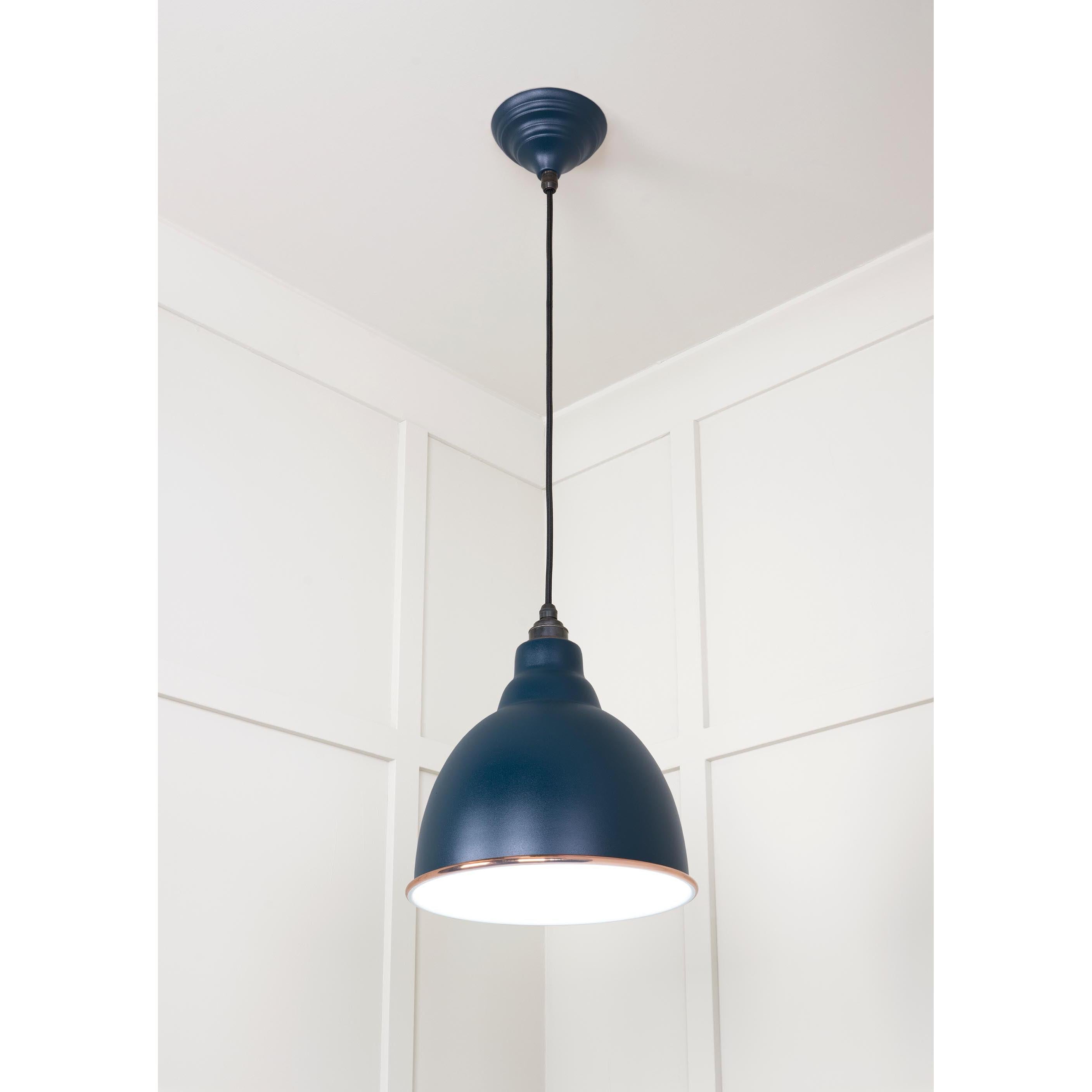 White Gloss Brindley Pendant in Dusk | From The Anvil - Brindley - From The Anvil - Yester Home