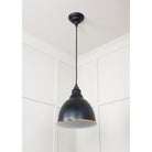 White Gloss Brindley Pendant in Elan Black | From The Anvil - Brindley - From The Anvil - Yester Home