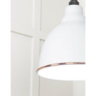 White Gloss Brindley Pendant in Flock | From The Anvil-Brindley-Yester Home