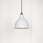 White Gloss Brindley Pendant in Flock | From The Anvil - Brindley - From The Anvil - Yester Home