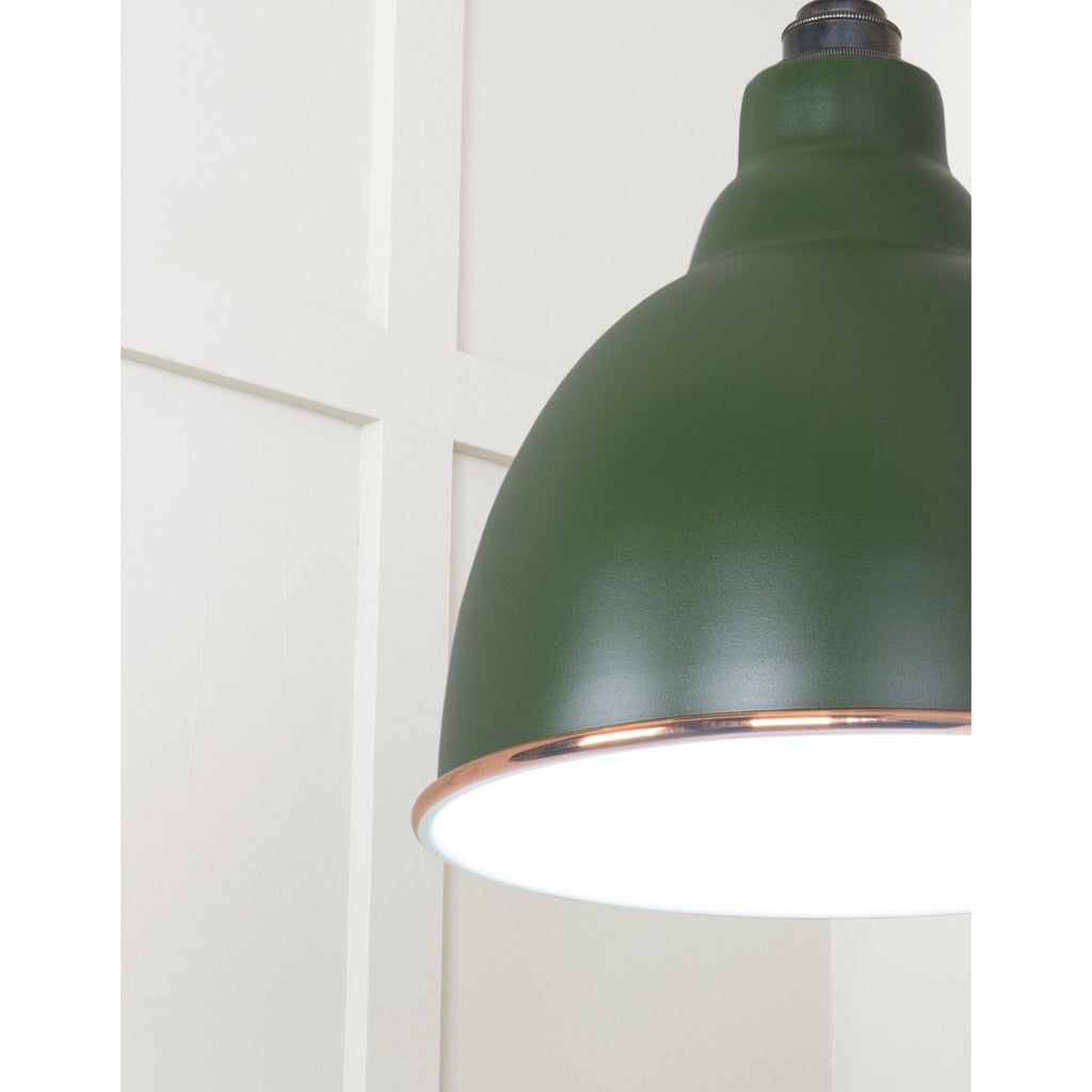 White Gloss Brindley Pendant in Heath | From The Anvil