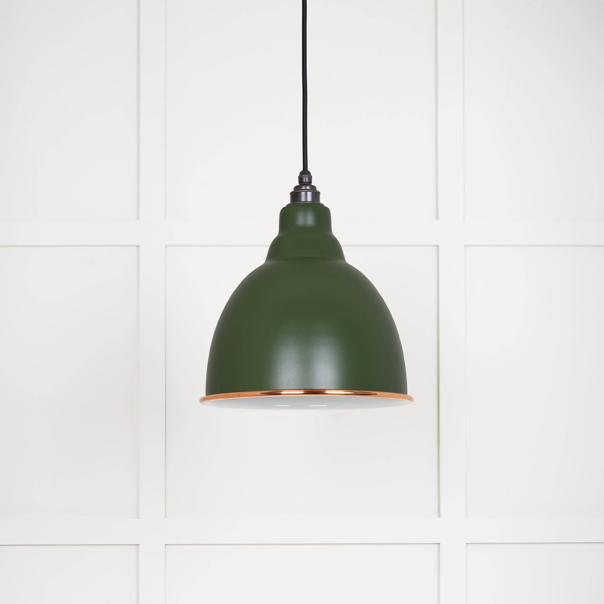 White Gloss Brindley Pendant in Heath | From The Anvil - Brindley - From The Anvil - Yester Home