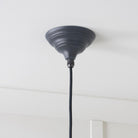 White Gloss Brindley Pendant in Slate | From The Anvil - Brindley - From The Anvil - Yester Home