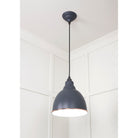 White Gloss Brindley Pendant in Slate | From The Anvil-Brindley-Yester Home