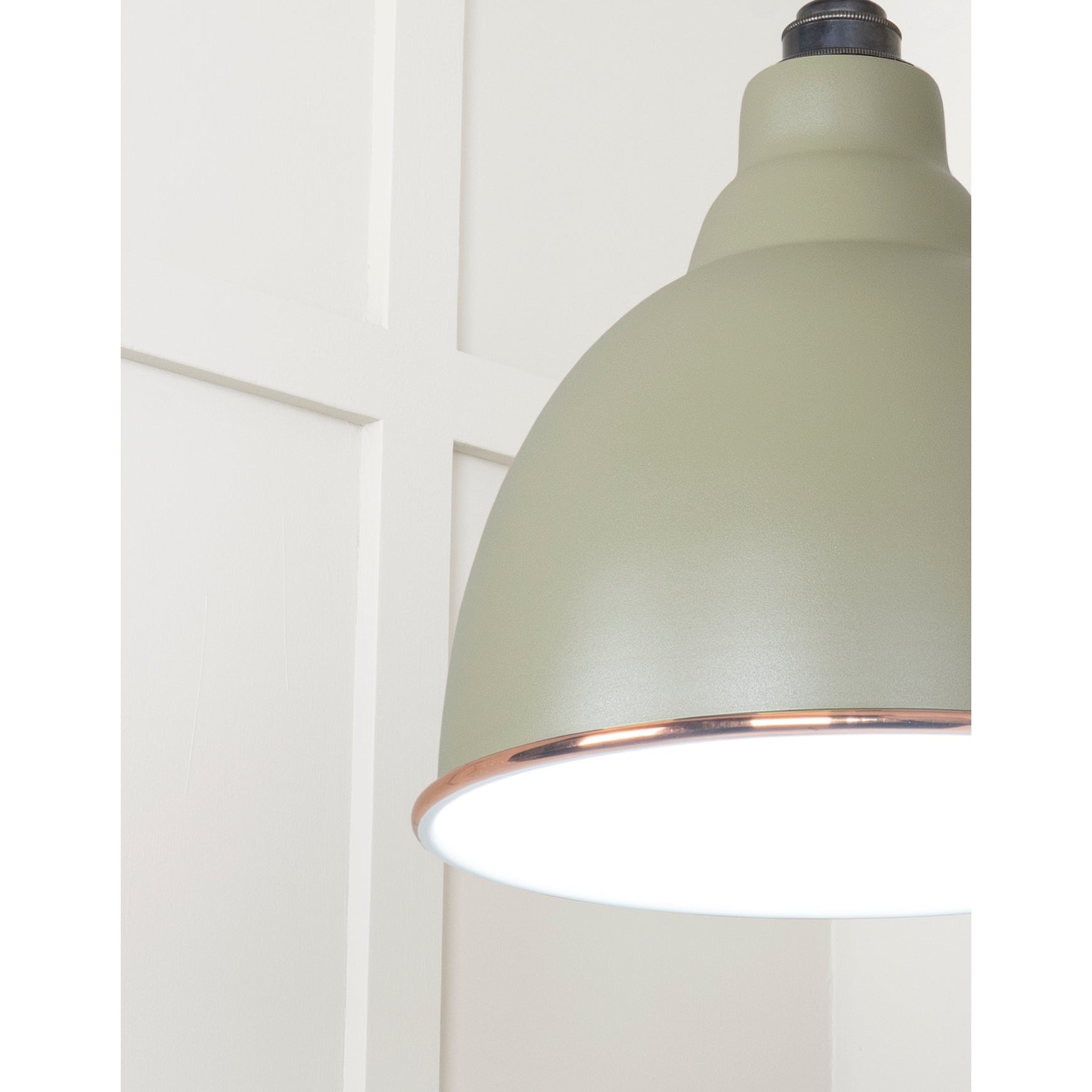 White Gloss Brindley Pendant in Tump | From The Anvil-Brindley-Yester Home