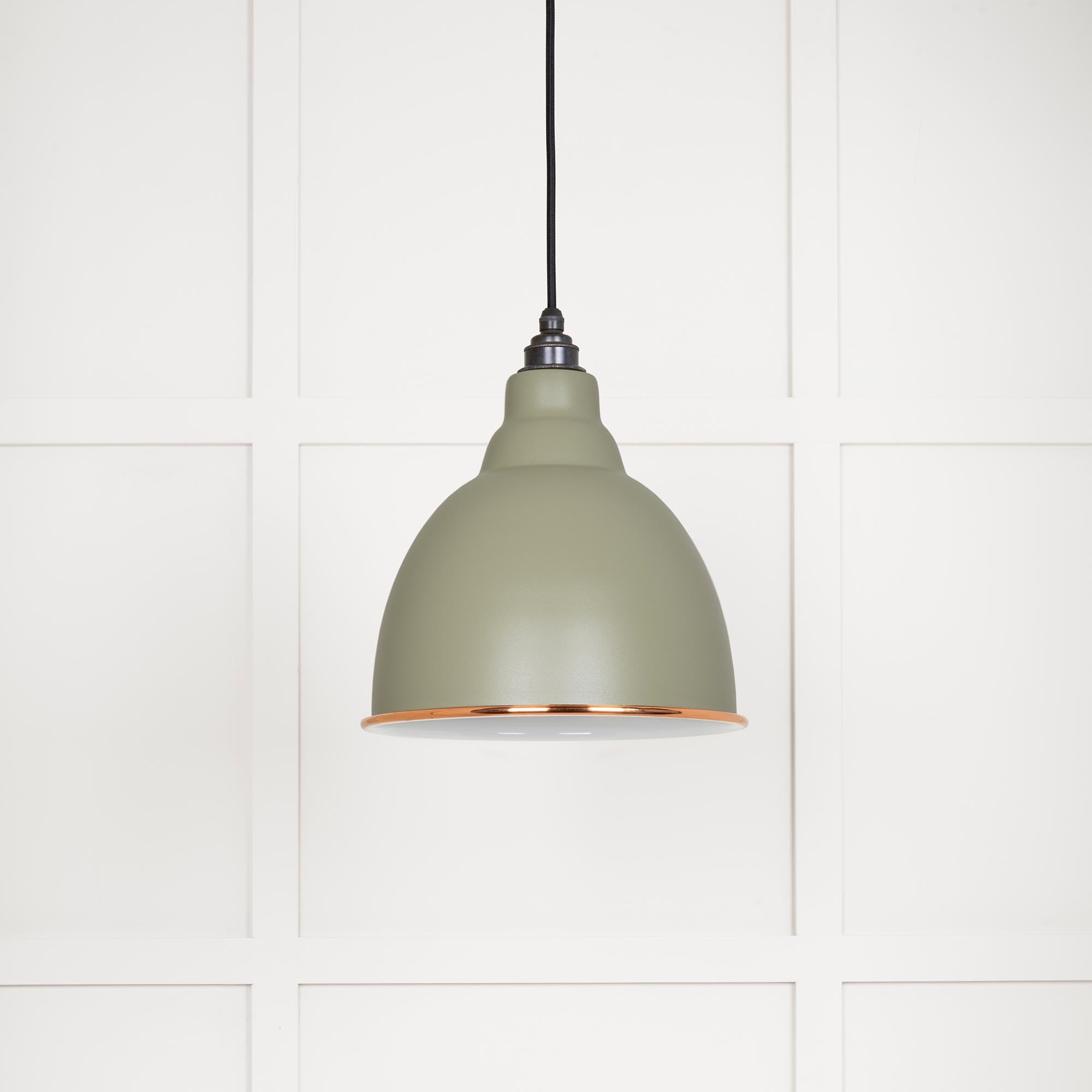 White Gloss Brindley Pendant in Tump | From The Anvil - Brindley - From The Anvil - Yester Home