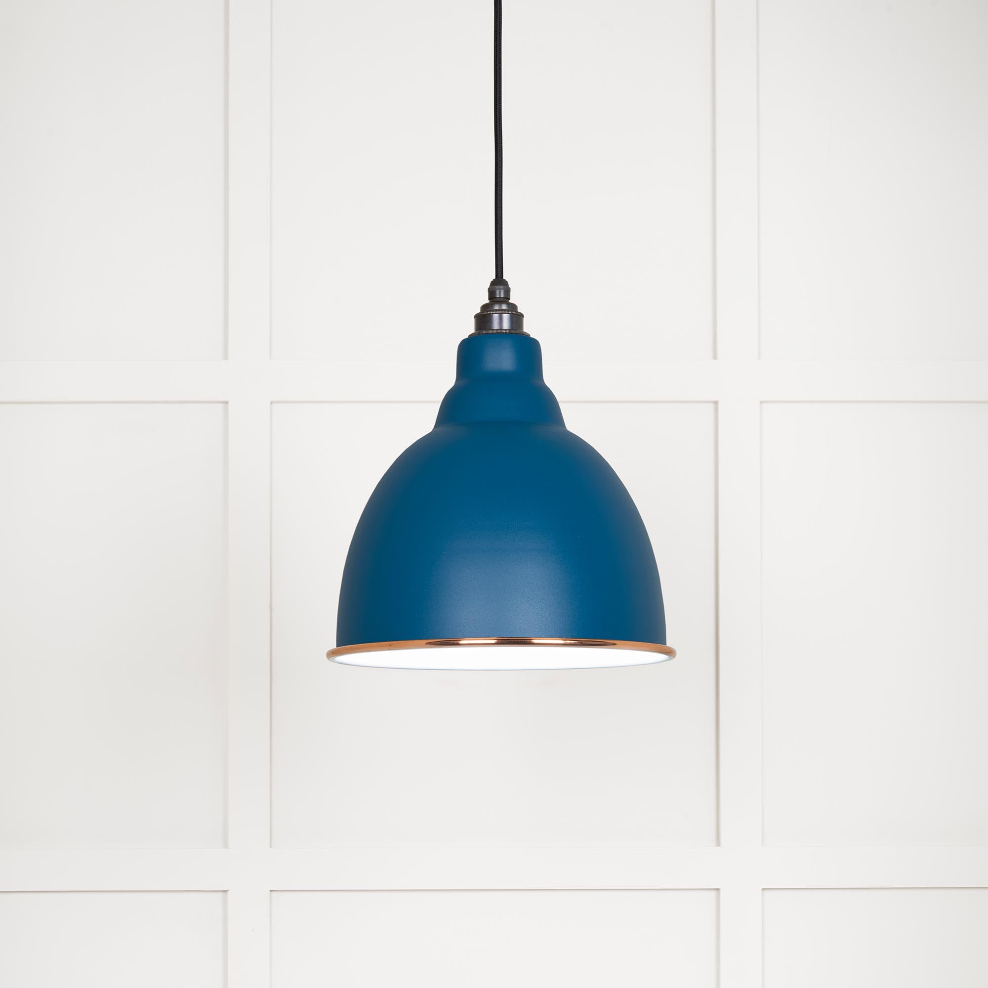 White Gloss Brindley Pendant in Upstream | From The Anvil - Brindley - From The Anvil - Yester Home