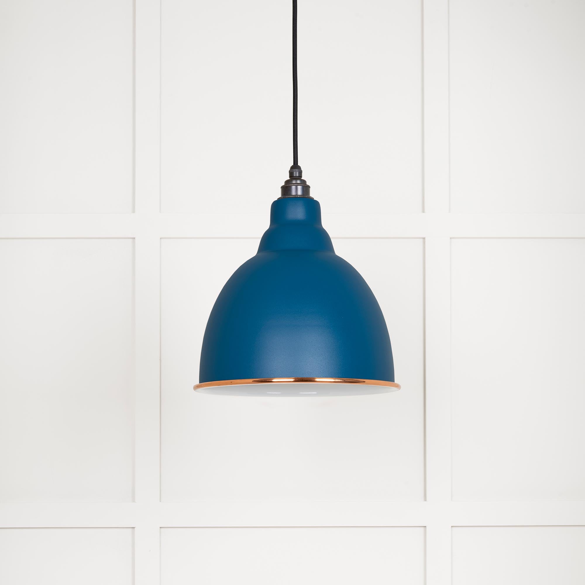White Gloss Brindley Pendant in Upstream | From The Anvil - Brindley - From The Anvil - Yester Home