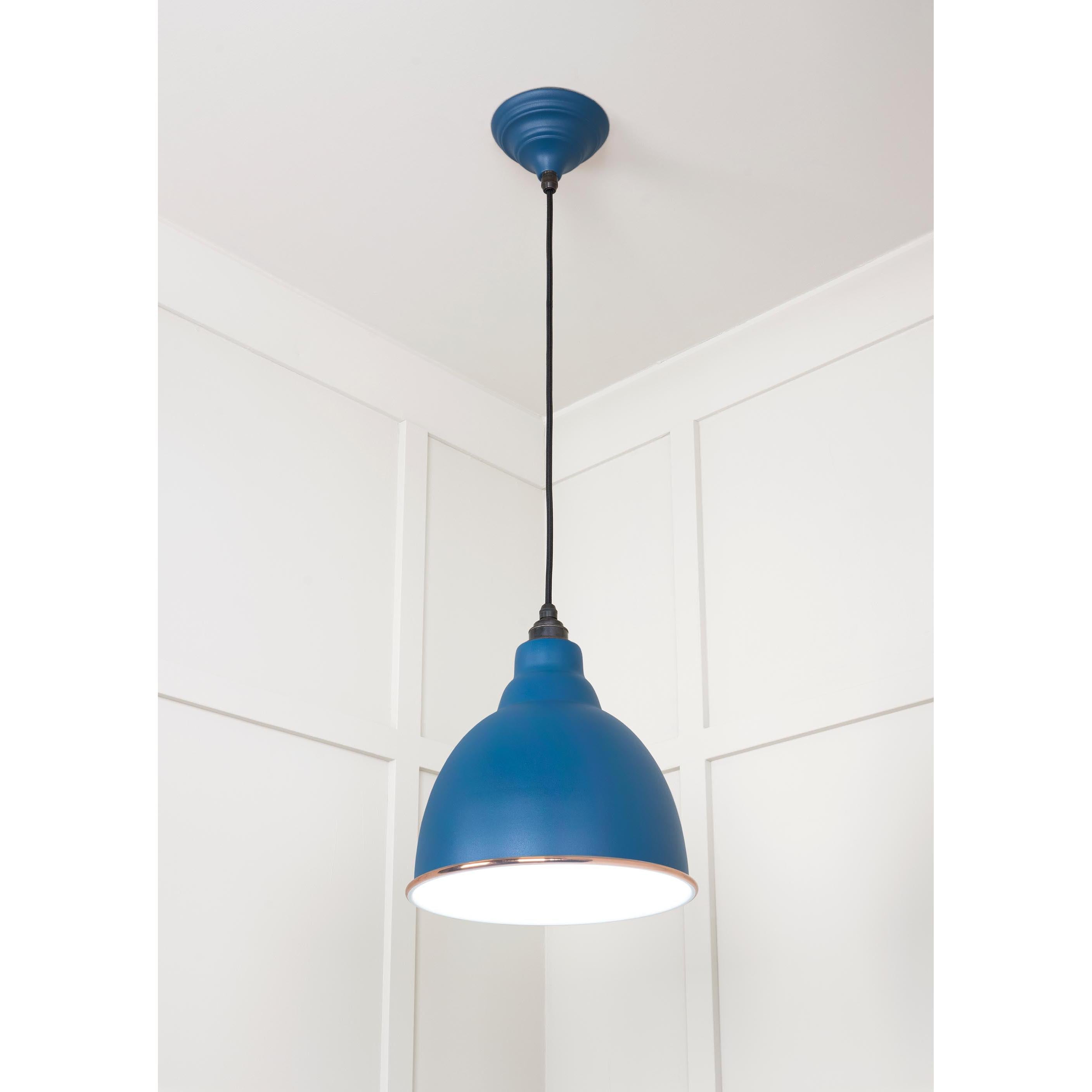 White Gloss Brindley Pendant in Upstream | From The Anvil - Brindley - From The Anvil - Yester Home